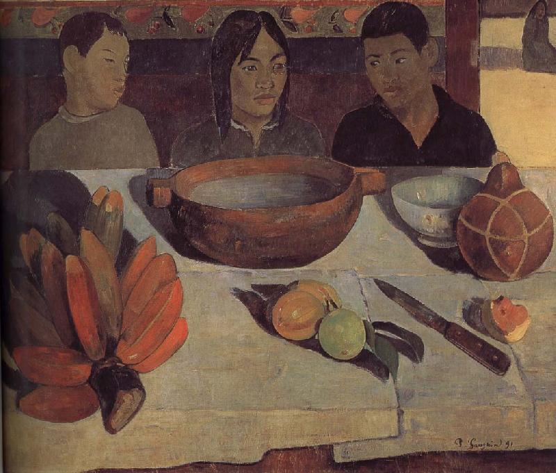 Paul Gauguin Meal Germany oil painting art